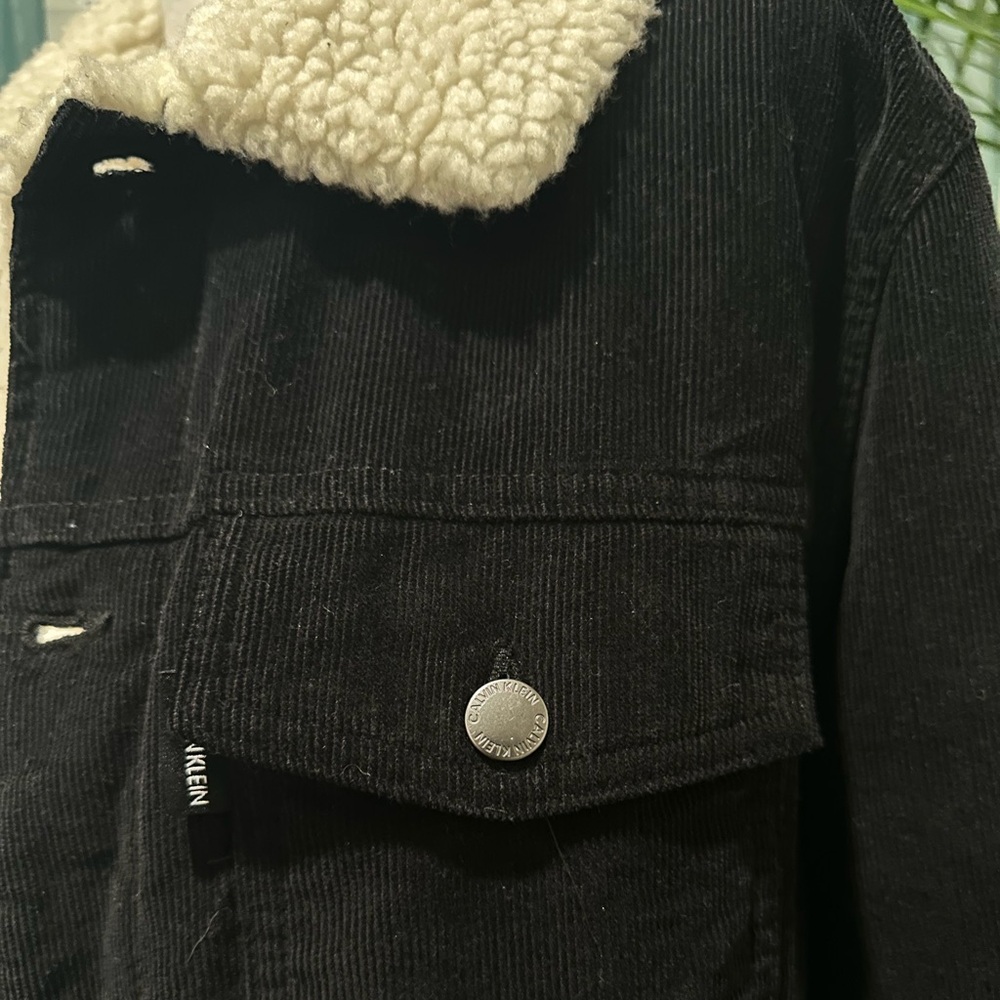 Calvin Klein Black Trucker Jacket - Picture 2 of 6